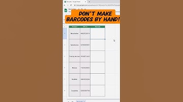 Barcodes in excel new tricks. #education #exceltricks #exceltips #exceltutorial #barcodes
