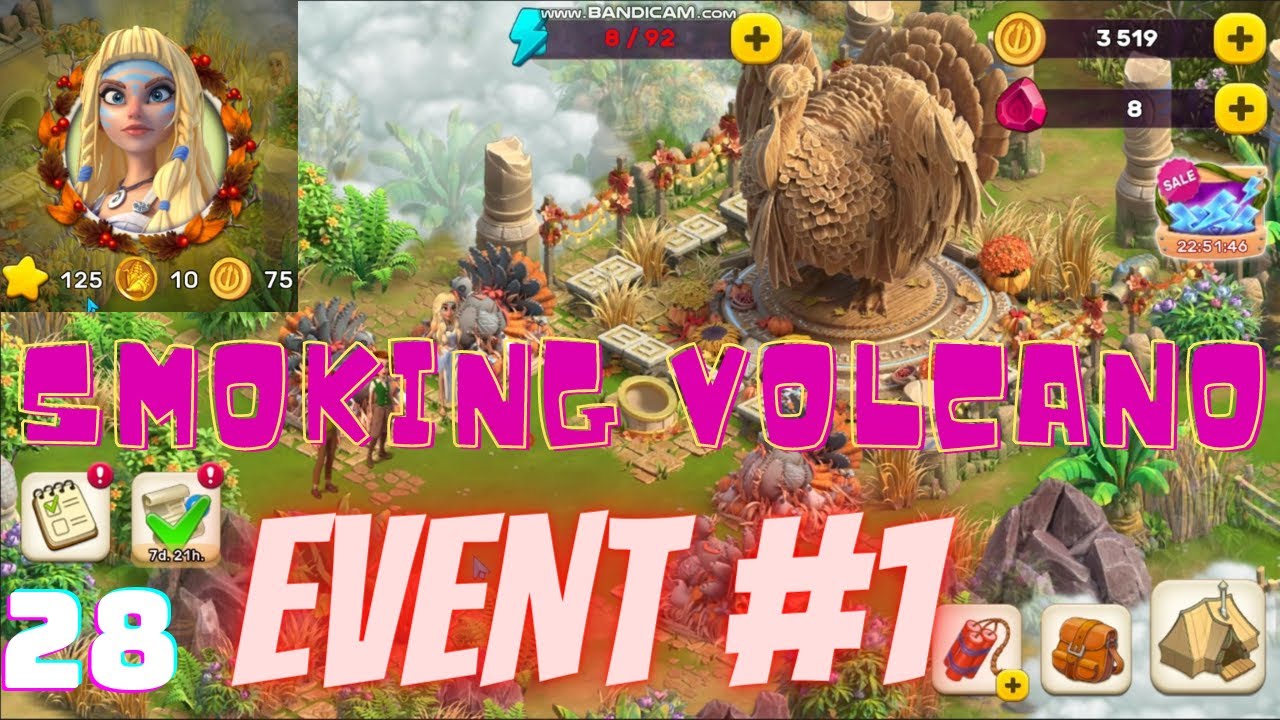 Atlantis Odyssey Smoking Volcano Event Walkthrough 1(Part 28) YouTube