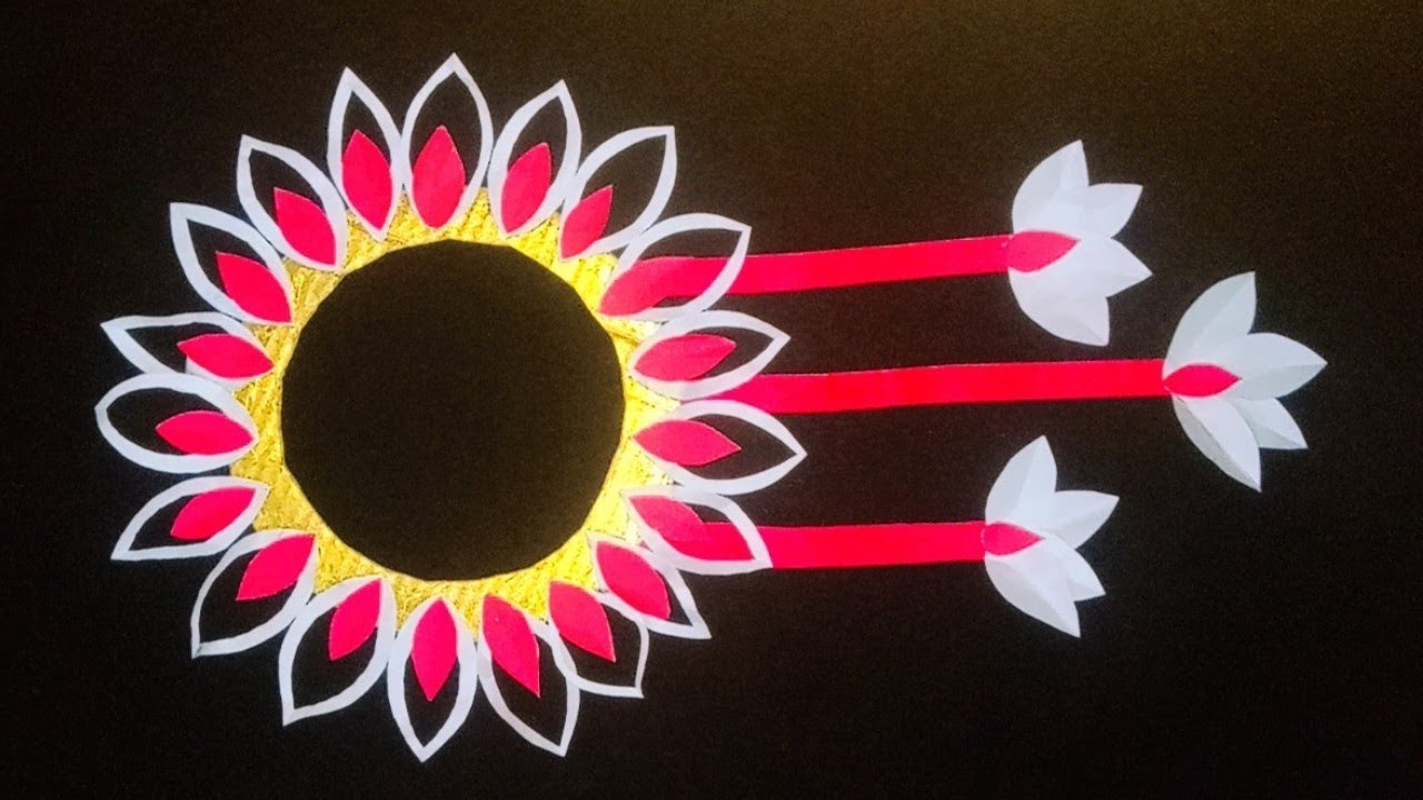 Beautiful hanging wall with paper || paper hanging wall