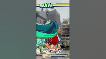 Demitri transforms Sakura Capcom Fighting Jam
