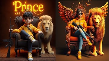 Create Girls & Boys Attitude 3D AI Images | viral photo editing | bing image Creater tutorial | AI