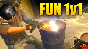 EPIC 1v1 ON RUST!? | CS:GO vs MW2