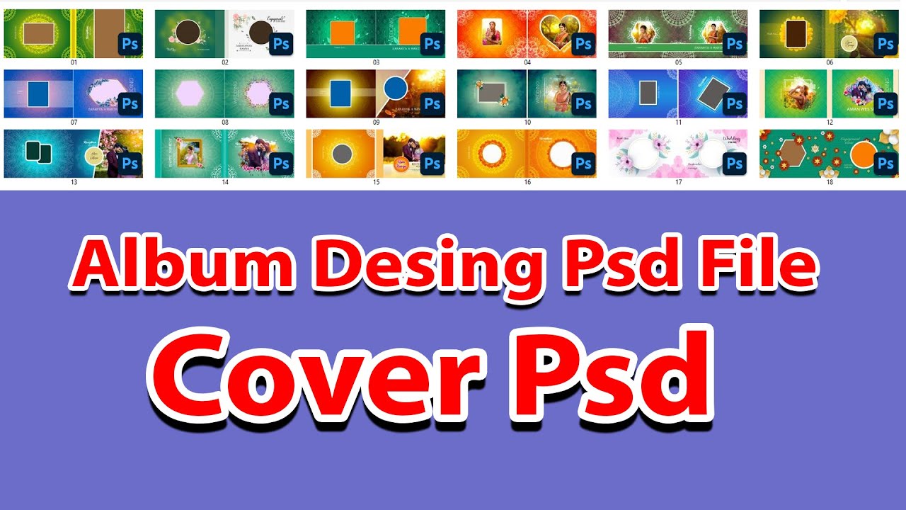 album desing | Album Desing Cover | Wedding Cover Desing | Album Desing Psd File |sharma ji research