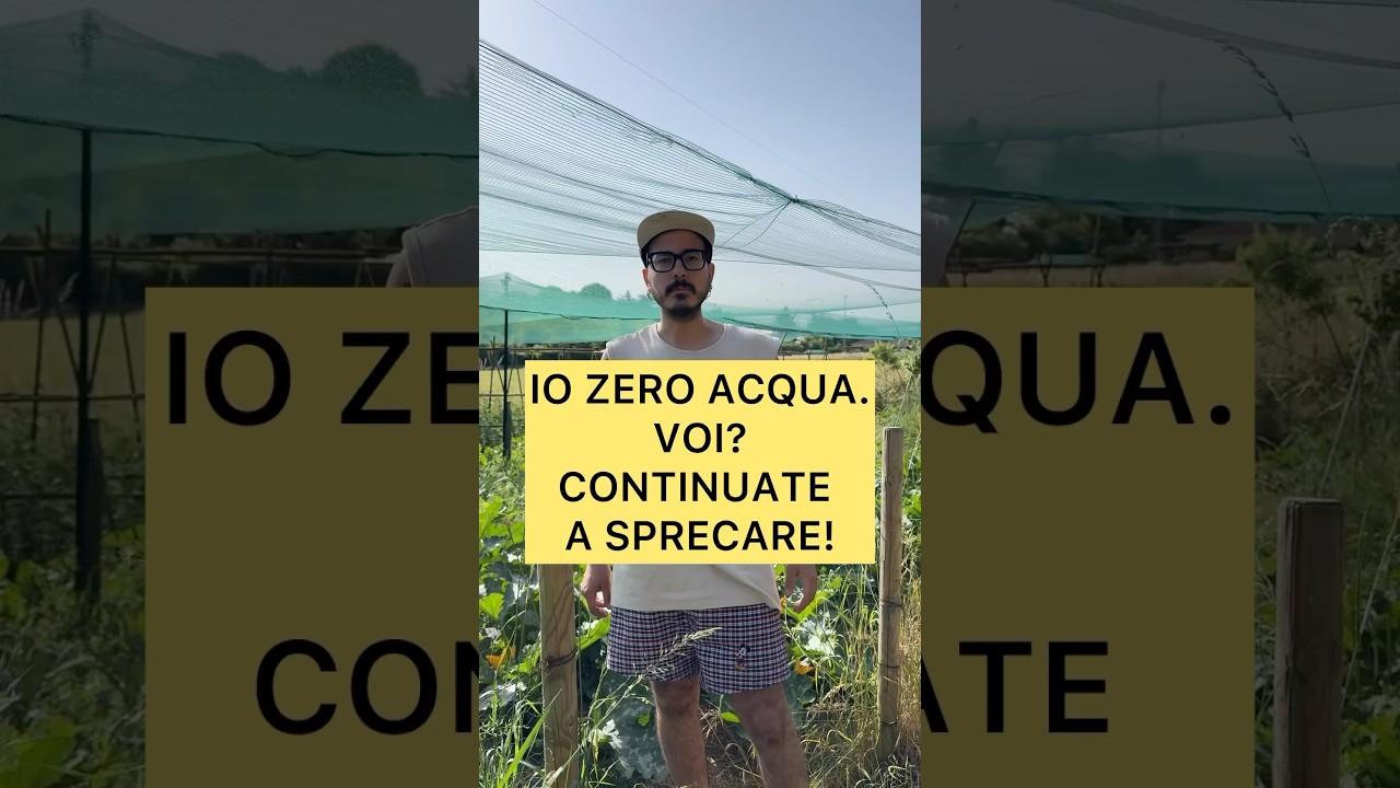 IO ZERO ACQUA. VOI? CONTINUARE A SPRECARE!!! 