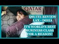 QATAR AIRWAYS QSUITE (UNBELIEVABLE!) - LAX TO DOHA - WORLD'S BEST BUSINESS CLASS | marisah yazbek