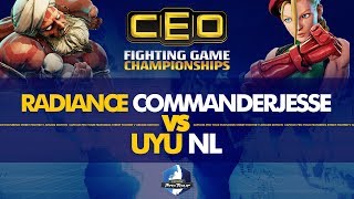 RADIANCE CommanderJesse (Dhalsim) vs UYU NL (Cammy) - CEO 2019 Day 1 Pools - CPT 2019