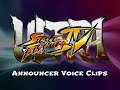 Ultra Street Fighter IV Announcer Voice Clips HD