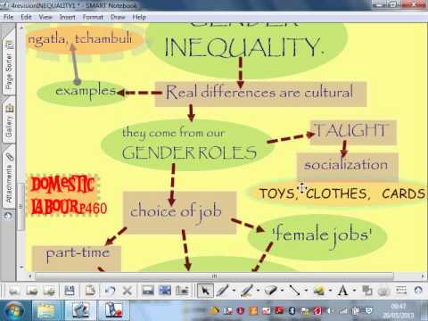gender inequality mindmap