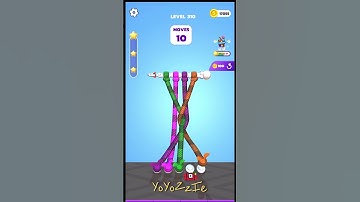Tangle Master 3D - Level 309 & Level 310, Walkthrough, #shorts