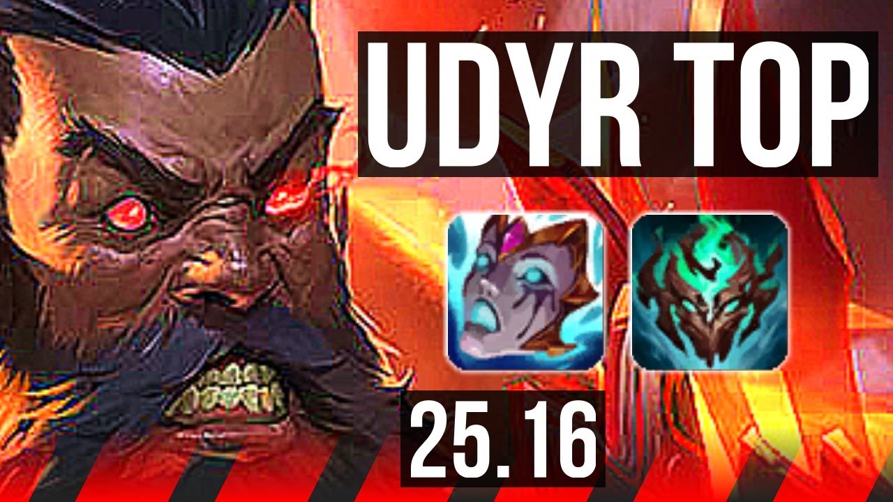 UDYR vs URGOT (TOP) | 500+ games | EUW Master | 25.16