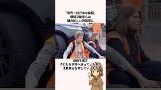 「世界一自己中な集団」環境活動家についての雑学