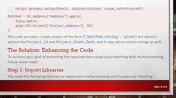 Optimizing Fuzzy Matching in Pandas with Multiprocessing