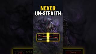 Fix Accidental Un-Stealthing with 1 Character