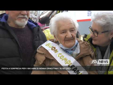 FESTA A SORPRESA PER I 100 ANNI DI NONNA ERNESTINA | 31/01/2023