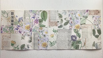 ‘Craft With Me’ - Book Page Snippet Roll Using Digital Papers from FarMirage (Abrupt Ending, Sorry)