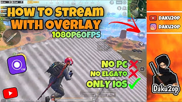 How To Stream Like Professional Streamers Without Elgatoo/ PC | With Overlay| 1080p60FPS | Daku2op