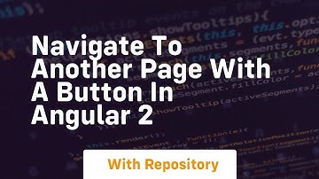navigate to another page with a button in angular 2