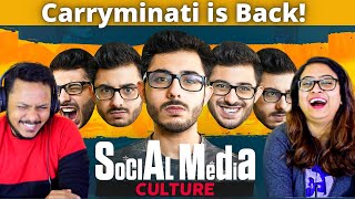 SOCIAL MEDIA CULTURE Reaction | CARRYMINATI