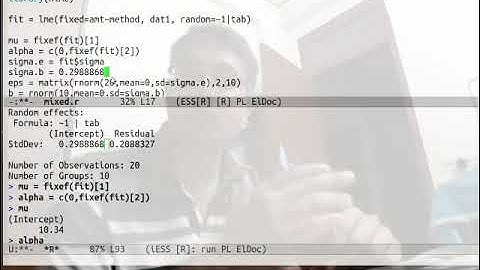 Mixed Effects Models: R lab: Parametric bootstrap