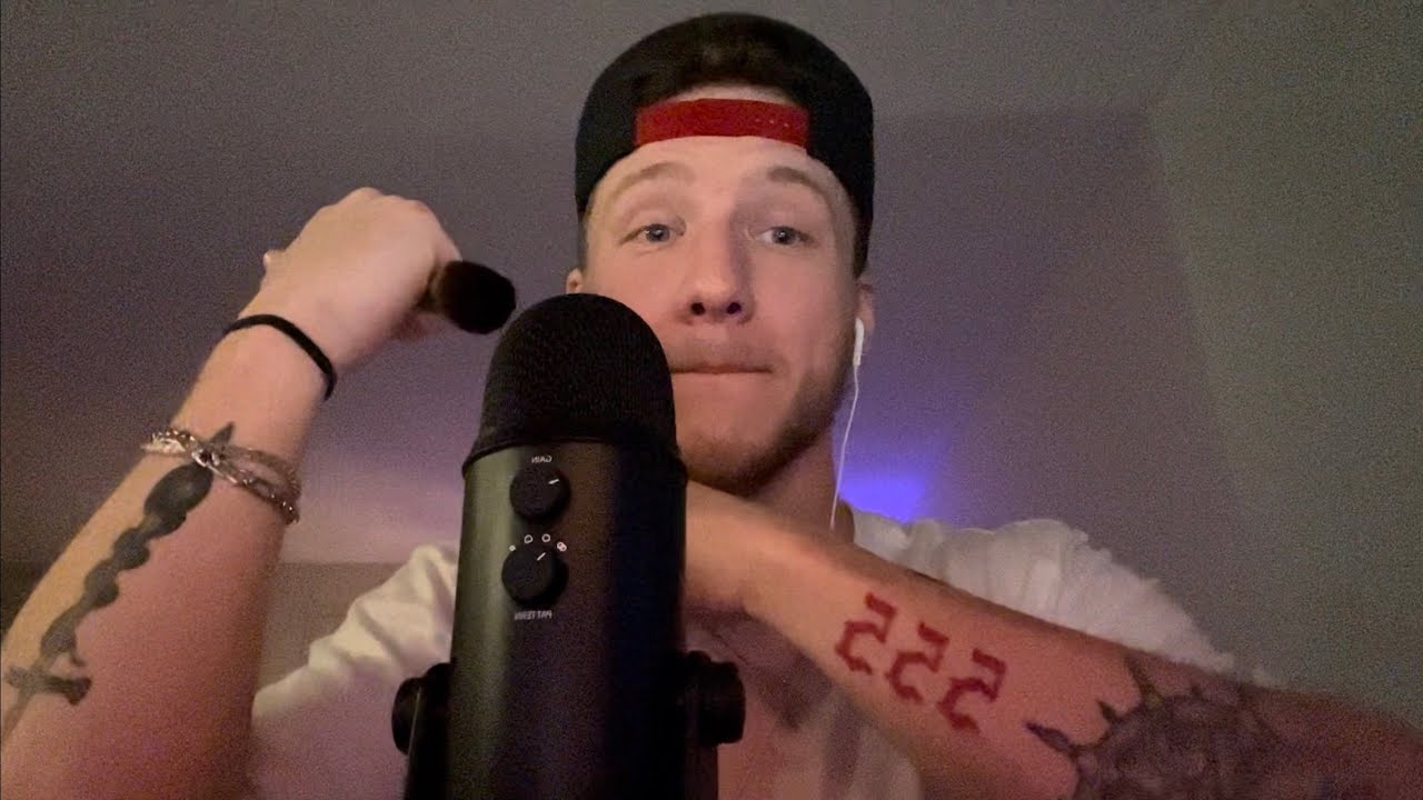 positive affirmations while I brush you to sleep ASMR! (mic brushing, whispering, affirmations)