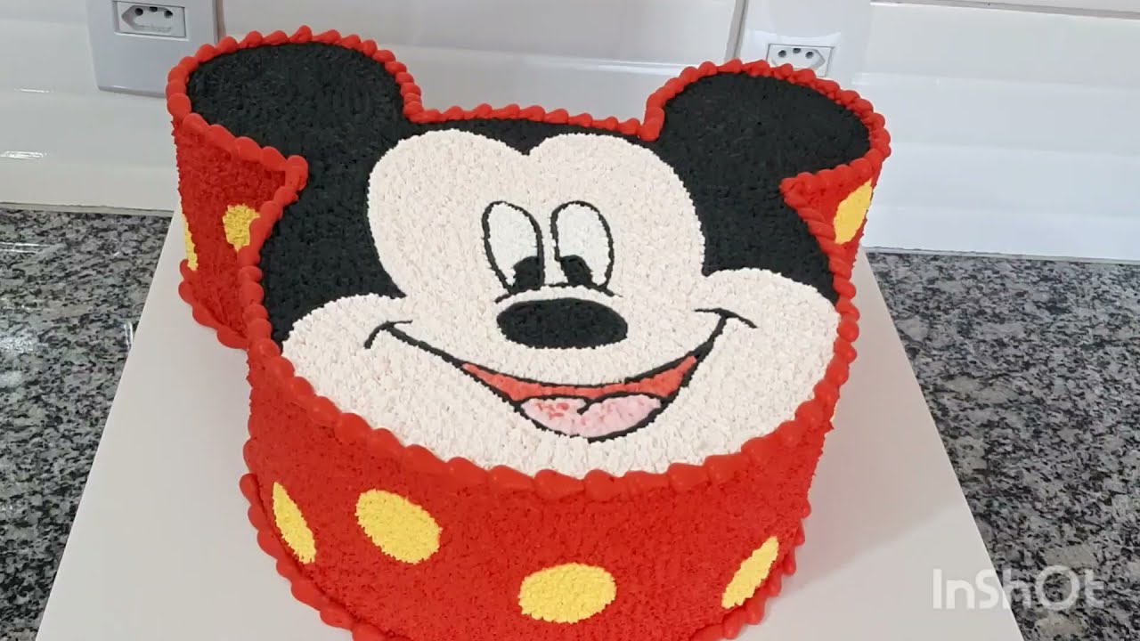 BOLO do MICKEY MOUSE: 50 Modelos e Como Fazer