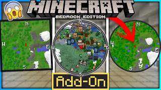 POR FIN 🤩 EL MEJOR ADDON/MOD de MINIMAPA para MINECRAFT/PE BEDROCK 1.21.100+ ⭐