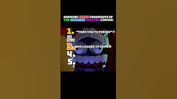 Ranking Caine CRASH OUTS In DIGITAL Circus! #tadc #digitalcircus #meme #cainedigitalcircus #ccart