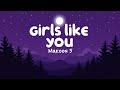 Girls Like You (Lyrics) – Maroon 5 | Romantic Pop Love Song