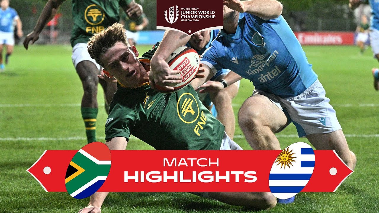 BABY BOKS SHOW π₯ | South Africa v Uruguay | World Rugby Junior Championship 2026 | Match Highlights