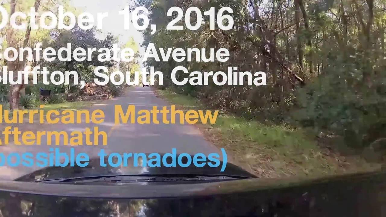Hurricane Matthew aftermath and cleanup in Bluffton, SC YouTube