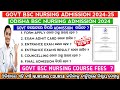 Odisha bsc nursing admission 2024  odisha bsc nursing entrance exam 2024nursingviralotv
