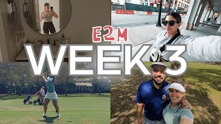 HEALTH REBOOT EP 3 | E2M week 3: my results so far, golf, pilates + my tips on how to stay on track