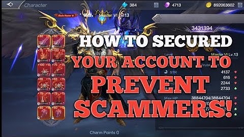 HOW TO SECURE YOUR ACCOUNT MU ORIGIN 2