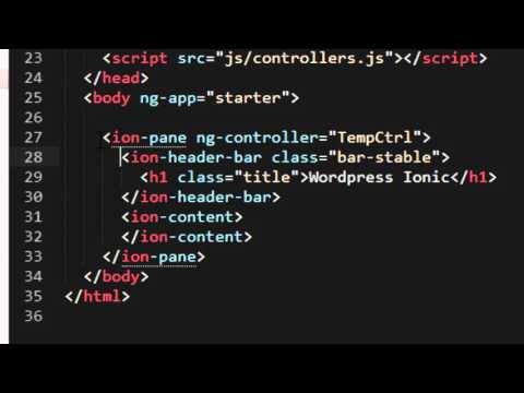 Creating Controllers