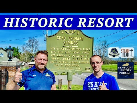 1817! CRAB ORCHARD SPRINGS HOTEL! HISTORIC RESORT! HISTORY, ANCESTRY & GENEALOGY!