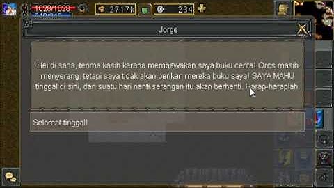 Quest Npc Jorge Aurea [TibiaME]