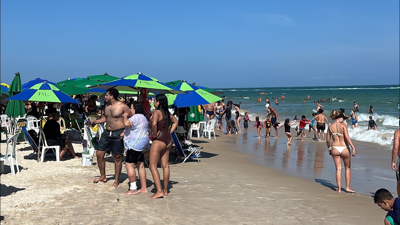 Veja como está hoje 17/02/26 a Praia do Francês, em Marechal Deodoro, Clima de Carnaval Brasil 
