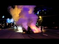 как горела машина на Смоленской набережной  23.07.2013