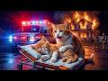 Mama Cat Runs Into RAGING FIRE 😭🔥... Will She Save Her Baby In Time? | Sad Cat Story