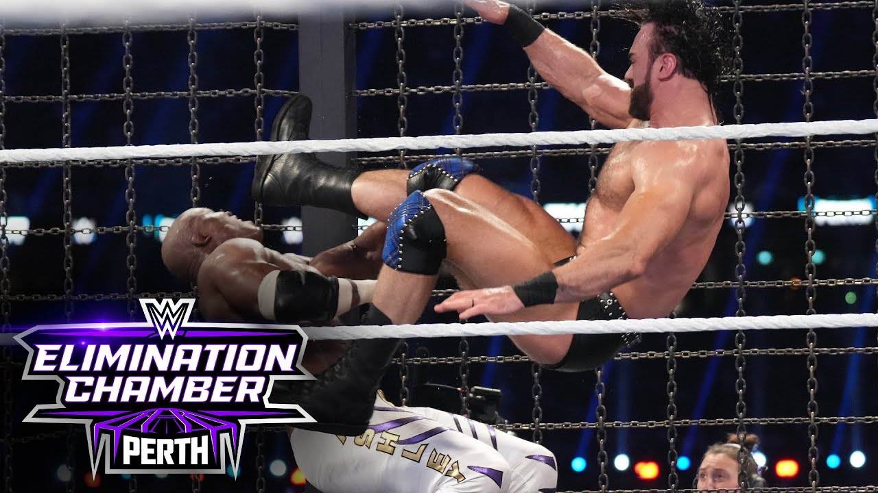 Mens Elimination Chamber Match WWE Elimination Chamber 2024 highlights