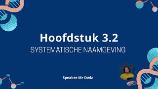 Scheikunde Havo 4 Hoofdstuk 32 Systematische Naamgeving