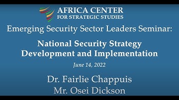 National Security Strategy Development and Implementation in Africa