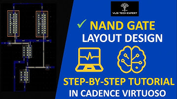 NAND Gate Layout in Cadence Virtuoso