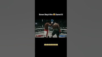 #RiddickBowe #Undisputed #Boxing #KO #Funny 😂 Binked his a**