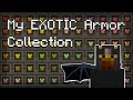 My ENTIRE Exotic Armor Collection (almost) | Hypixel Skyblock