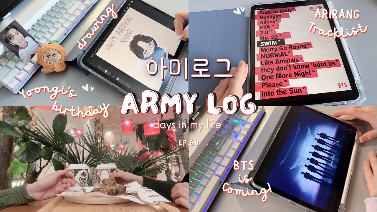 아미로그 | Armylog ~ days in my life 💌 Yoongi's birthday
