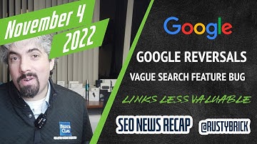 Google Algorithm Update, Confirmed Search Bug, Spam Target, Links Less Valuable, Keywords In Reviews