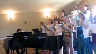 Easter Day 2013 Choir anthem Christ Our Lord Is Risen Today