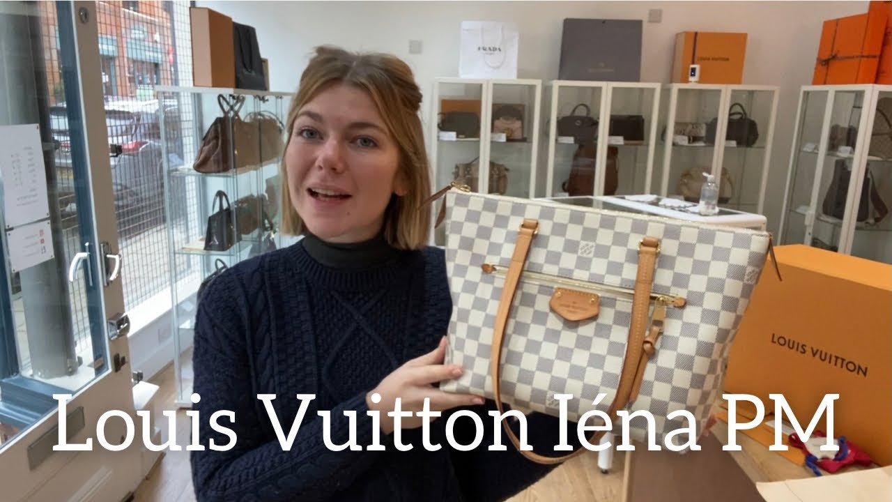 Louis Vuitton Damier Azur Iena Tote Bag PM