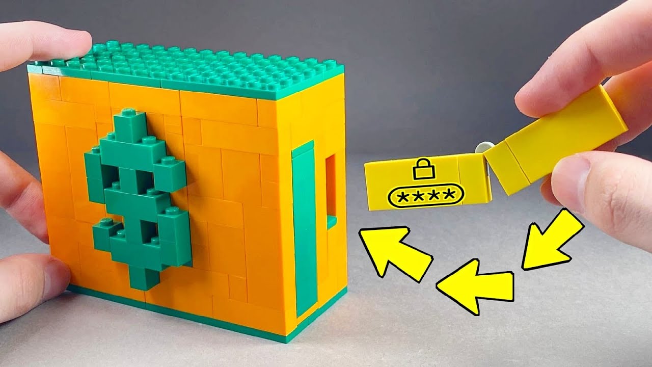 How to make a Lego Double Safe whith KEY - YouTube
